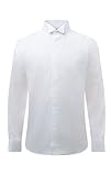 Regular Fit Camisa de Vestir con Delantera Lisa Cuello Punta de ala de Dobell-39