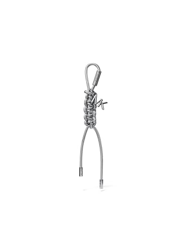 Porte-clés tressé Michael Kors idée cadeau chic avec matériel argenté