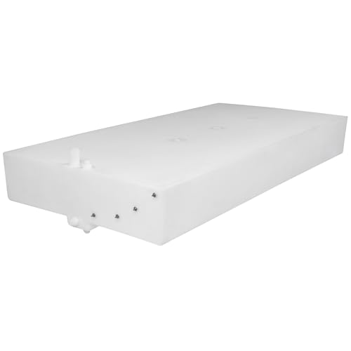 54 Gallon RV Fresh Water Tank, Potable Water Storage Tank for Drinking, Cooking, Cleaning, Showering, for Campers, Trailers, Motorhomes, RVs, Low-Profile Shape, 59" x 28.5" x 7.5" (WT-1438)