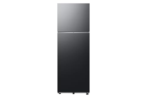Image of Samsung 256 L, 3 Star, Bespoke AI, Convertible, Digital Inverter Frost Free Double Door Refrigerator (RT80H30U3KHL, Black Caviar, 2026 Model)