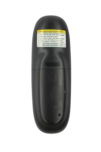 Image of BLACKSHEEP Fan Remote Compatible with Havells BLDC Fan CELILX0222 | 5 Speed Control | Timer Function | Mode & Light Control | Replacement Remote for Ceiling Fan | Black | FN 5