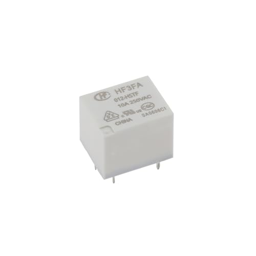 Relé de potencia HF3FA 5VDC 12VDC 24VDC de 4 pines para automatización industrial
