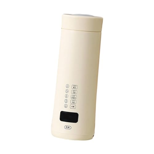Tetera eléctrica portátil de acero inoxidable blanca miniatura 7