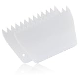 Bonsicoky 2 PCS Plastic Trowel Notched Glue Spreader...