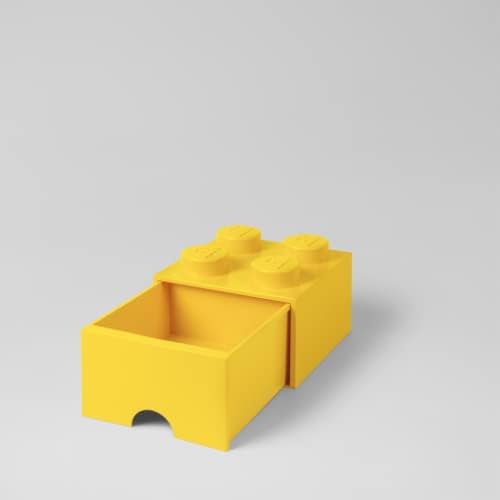 Miniatura 4 de LEGO Cajón de ladrillo amarillo 4 brillante