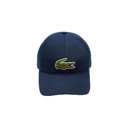Image of Lacoste Unisex Contrast Strap and Oversized Crocodile Cotton Cap