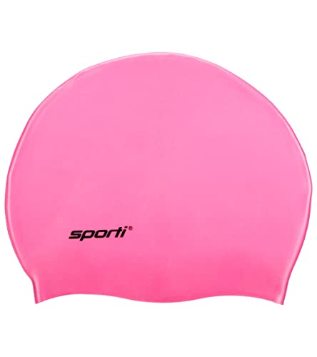 Sporti Kids' Silicone Swim Cap - Pink #TOP6