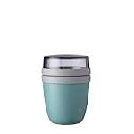 Mepal – Mepal - Müslibecher Ellipse - 300 + 120 ml - Nordic green