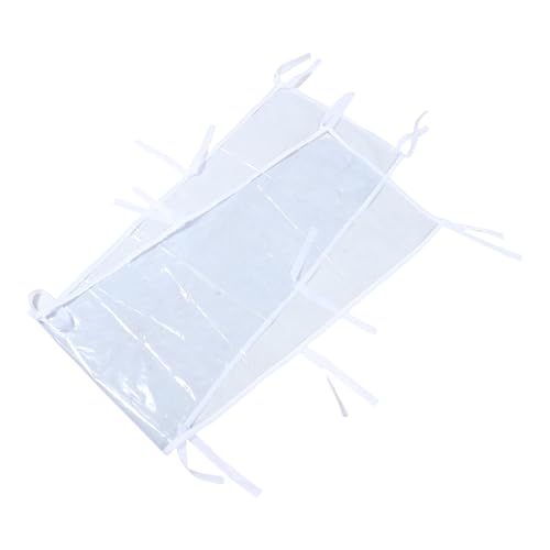 FOMIYES Canaleta de Lluvia Transparente 2 M X 45 Cm para Carpas , Canalón de Drenaje Resistente para Dosel Exterior en Eventos, Accesorios de Tienda y Sistemas de Evacuación de Agua