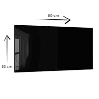 TMK ArtDeko Herdabdeckplatte 1 Teilig 80x52 cm - Spritzschutz Herdabdeckung – Herdschutz aus Sicherheitsglas – Robust, Hygienisch & Rutschfest– Schutz für Induktion, Ceran, Gas & Elektro – Ansicht 4