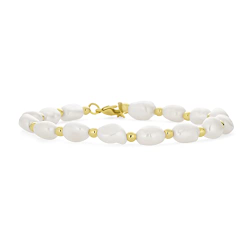 Bracelet perles baroques véritable cadeau idéal pour adolescente - 2