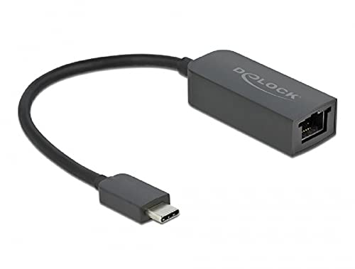 DeLOCK Adaptateur USB Type-C mâle vers 2,5 Gigabit LAN Compact