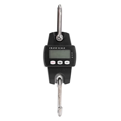 Báscula digital multifunción para suspensión 300 kg negra miniatura 1
