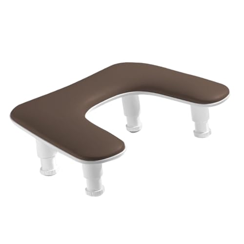 Shamiina ネイルアームレスト調整可能な高さ実用的なネイルアートハンド枕アームレストマニキュリストエッセンシャルマニキュアネイルサロンホーム, コーヒー