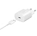 OEM Samsung Ladegerät Original EP-TA800EWE 25W Schnellladung + Kabel EP-DG977BWE (Ladegerät + Kabel weiß)