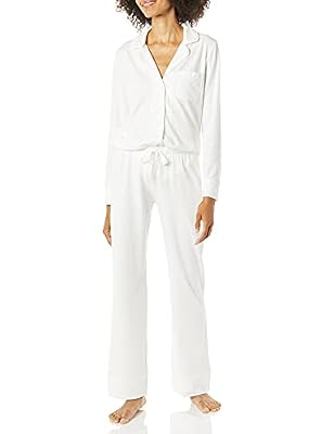 Amazon Essentials Conjunto de Pija con Camisa de Manga Larga y Pantalón Largo en Modal y Algodón Mujer, Blanco, L | Ya disponible en tu tienda friki favorita! En mundofriki.es! Amazon Essentials Conjunto de Pija con Camisa de Manga Larga y Pantalón Largo en Modal y Algodón Mujer, Blanco, L | Ya disponible en tu tienda friki favorita! En mundofriki.es!