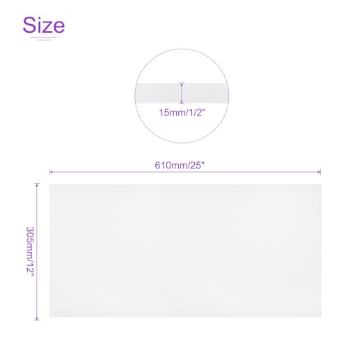 Image of DMiotech 12 x 24 x 1 /2 Inch Plastic UHMW Sheets, Ultra High Molecular Weight Polyethylene, Opaque White Polyethylene Board for Automotive, Chemical, Manufacturing, DIY Home Kitchen