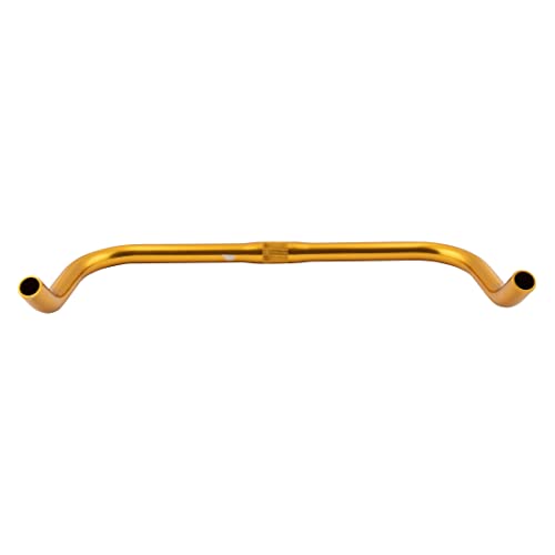 Pure Cycles Bullhorn Handlebar - Great for Road, Mountain, Fixie, and Hybrid Bikes - Fits 25.4mm Stems, Gold