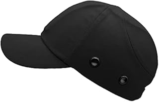 Lucent Path Black Baseball Bump Cap Hard Hat Helmet Safety Cap for Men and Women