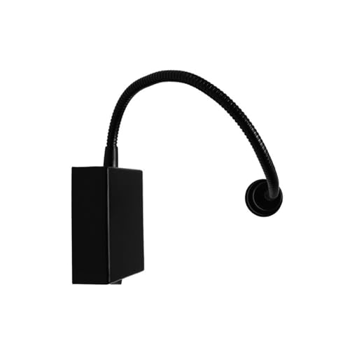 Iluminación de lectura para estudio con foco de pared negro de 3W