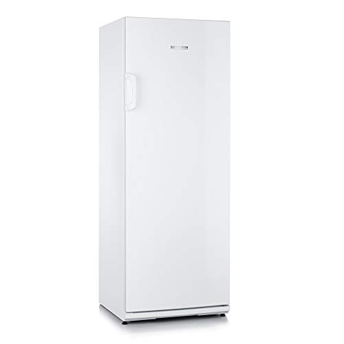 SEVERIN Congélateur armoire, Pose libre, Longueur 59,5 cm, Capacité de 232 litres, 7 tiroirs, Classe E, 210 kWh/an, Blanc, KS 9811