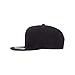 YP Classics - Premium Flat Bill Snapback Cap - 6089M - Adjustable - Black