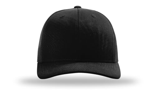 Image of Richardson 112 Trucker Hat - Premium Adjustable Snapback Hat - Structured Six Panel Richardson Blank Caps