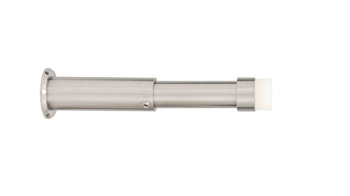 EVI Herrajes | I-182-BCB Tope de Pared para Puerta | Silicona Blanca | Regulable 88-120mm Cover