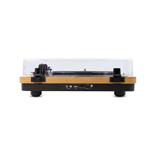 METRONIC Platine Vinyle Bluetooth Effet Bois 33/45/78 Tours avec Hauts Parleurs intégrés – 477361 - Les Beatles, Paul McCartney, John Lennon, RIngo Starr, George Harrison METRONIC Platine Vinyle Bluetooth Effet Bois 33/45/78 Tours avec Hauts Parleurs intégrés - 477361 – Image 5