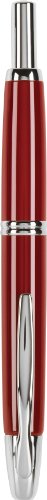 Pilot Vanishing Point Collection Refillable & Retractable Fountain Pen, Red Barrel With Rhodium Accents, Blue Ink, Fine Nib (60144) #TOP1