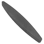 Double-Sided Sharpening Stone 230 mm / 9" - Oval Whetstone for Knives, Scythes, Chisels, Blades, Scissors, Tools - Fine Grit Electrocorundum Honing Block for Garden, Workshop, DIY, Bench Sharpening
