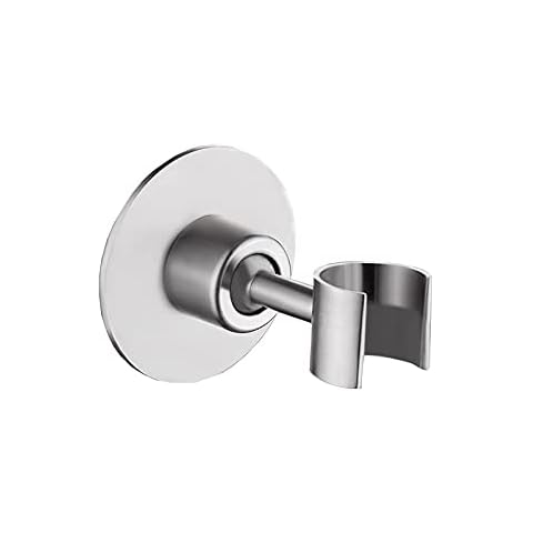 Handbrause Halterung,Verstellbar Brausehalter,Duschhalterung,Duschhalterung Ohne Bohren,Duschhalterung Aus Edelstahl, Kein Bohren Nötig,Universelle Drehung,Brausehalter für Badezimmer Duschstange Cover