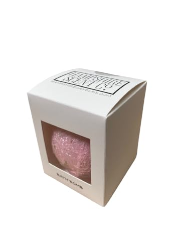Rose and Petals Scented Bath Bomb | Natural Salts & Essential Oils | Ideal Relaxation Present | Gift Box | 180g Rose and Petals Scented Bath Bomb | Natural Salts & Essential Oils | Ideal Relaxation Present | Gift Box | 180g