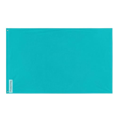 Drapeau bleu turquoise pour décoration de jardin et événement extérieur Pixelforma