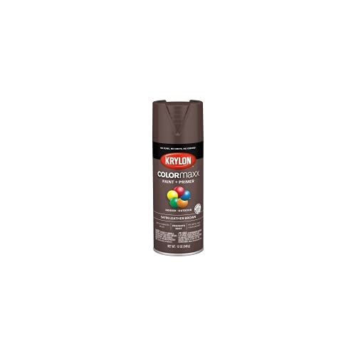 Krylon Diversified Brands K05569007 Krylon COLORmaxx Satin Leather Brown - Quantity 66