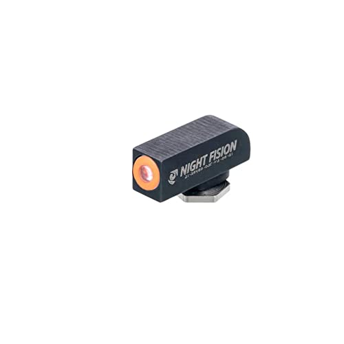 Night Fision Tritium Perfect Dot Front Sight Compatible with Glock, CZ, Smith&Wesson, Taurus, Canik, Sig Sauer, Ruger, Springfield Armory, HK, Walther, 1911, FN - Color Options