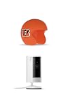 Limited Edition Official NFL Game Day Cam Cover, Cincinnati Bengals with Ring Indoor Cam, White