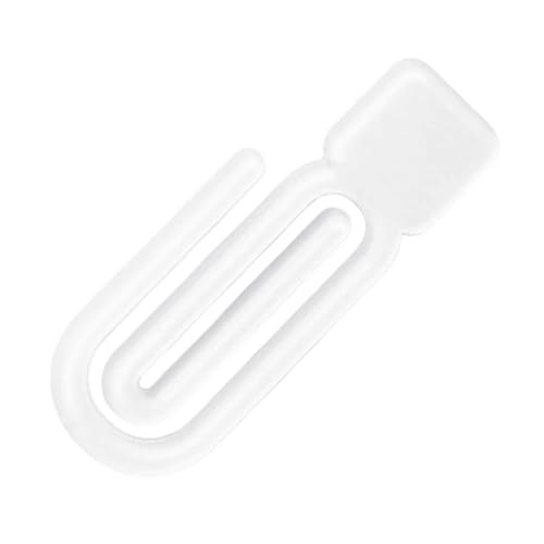 100Pcs Creative Shape Acrylic Paper Clips Set for Office School Craft Projects Supplies Bookmarks Fasteners Clips Document Folde