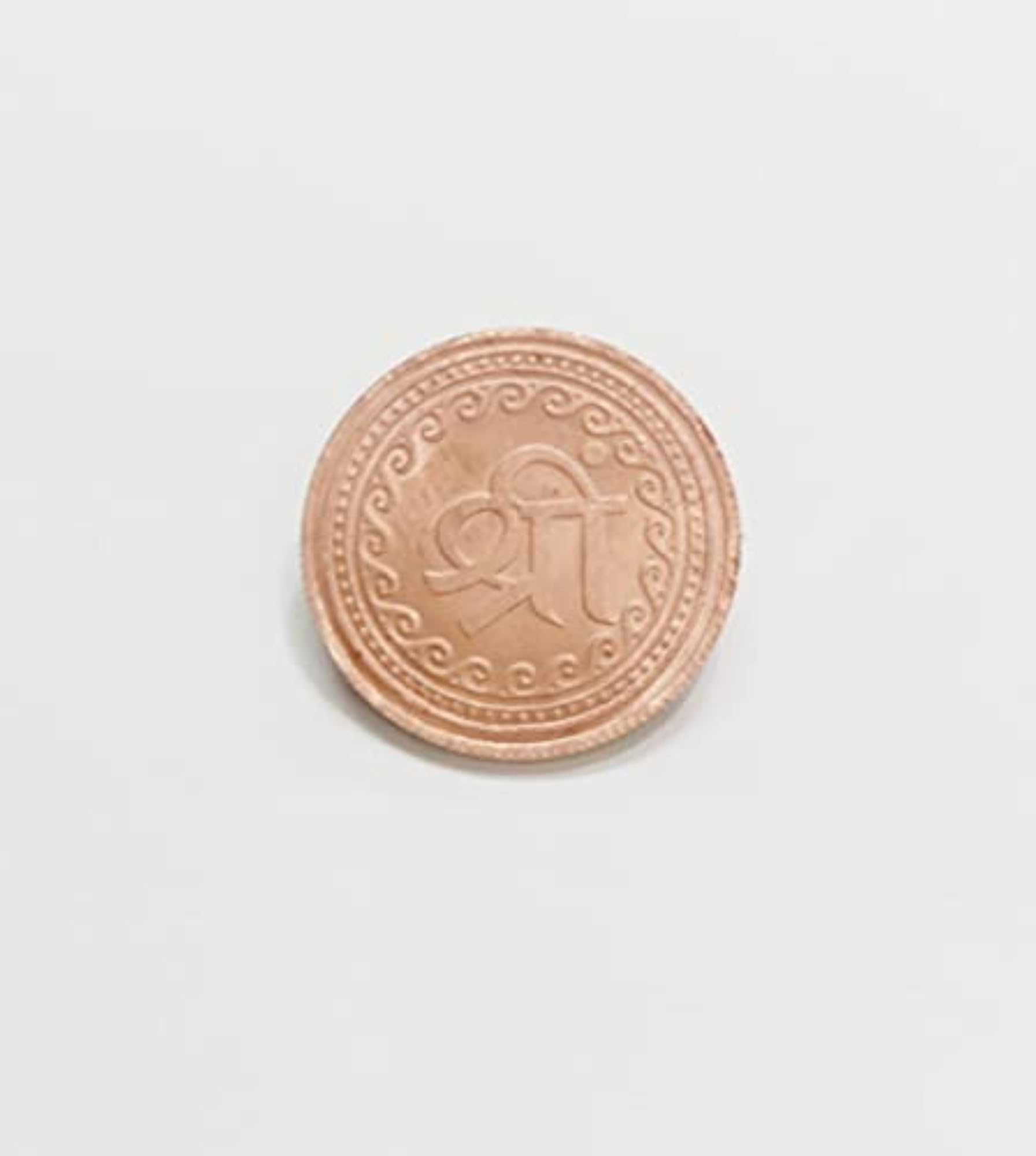 Copper Puja Coin Goddess Laxmiji Coin for Worship
