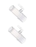 2-Pack LifeSource Oxygen Enrichment Adapter, Oxygen Connector. CPAP Tube Adapter.
