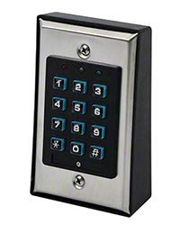 C.R. LAURENCE MLDK83N CRL Brushed Stainless Programmable Digital Keypad