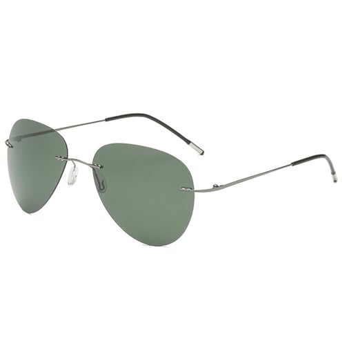 Lunettes de soleil polarisées sans monture ultra légères avec une protection UV mixte