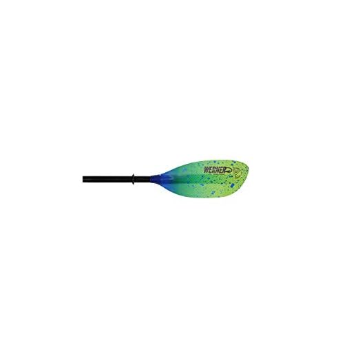 Werner Shuna Hooked Adjustable Fiberglass Kayak Fishing Paddle-CatchLimeDrft-240-260cm