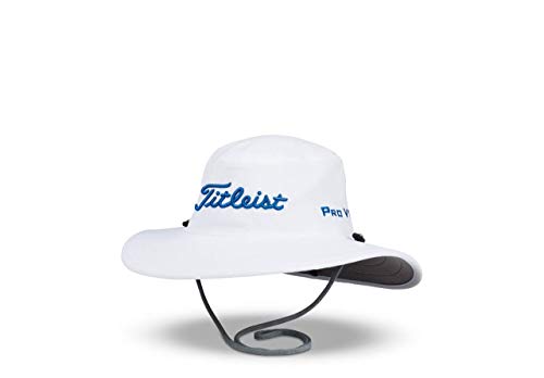 Titleist Men's Standard Tour Aussie Cap, White/Harbor Blue, One Size Fits...