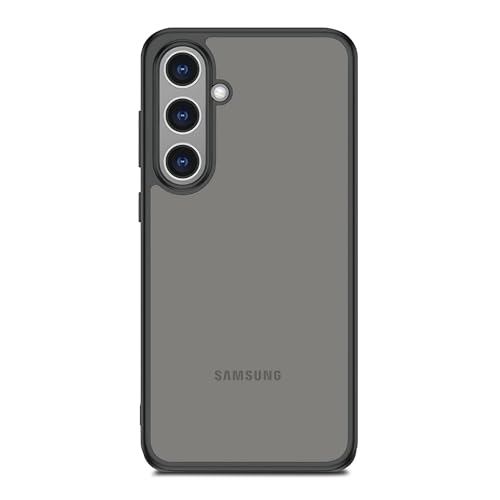 Image of DailyObjects Case for Samsung Galaxy S25 Plus, Black Frosted Slim Shockproof Back Cover