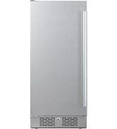Avallon AFR152LH 15 Inch Wide 3.3 Cu. Ft. Compact Refrigerator with LED Lighting and Left Swing D...