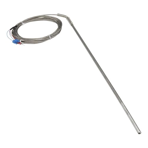 Sensor PT100 con cable largo de 3 metros contra interferencias térmicas