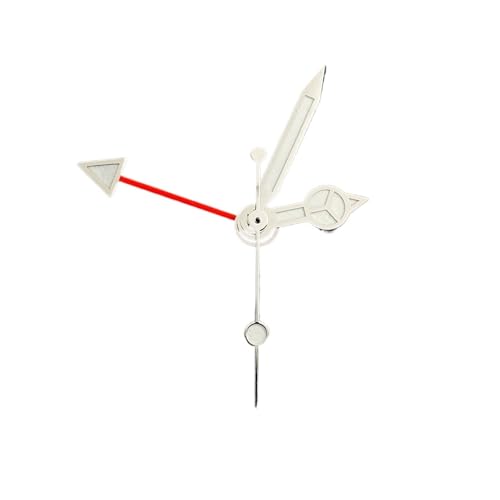 1 Satz NH35 GMT-Zeiger Blau/Grün Leuchtend Silber/Gold/Rosé Passend for NH34 NH36 Uhrwerk Ersatzteil for Armbanduhren Herrenzubehör(10 Green Luminous)