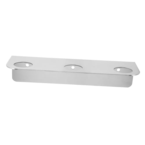 Amosfun Soporte de Jabón Inoxidable para Baño Pared Organizador para Botellas de Ducha Dispensadores de Jabón y Loción Resistente y Ahorra Espacio