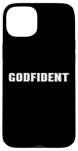 Godfident �N���X�`���� �M�� �_�ւ̐M�� �@������ �X�}�z�P�[�X iPhone 15 Plus �p